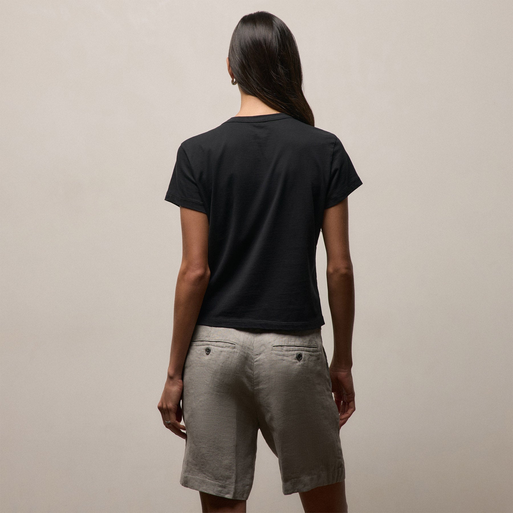 T-shirt confortable et chic – Noir